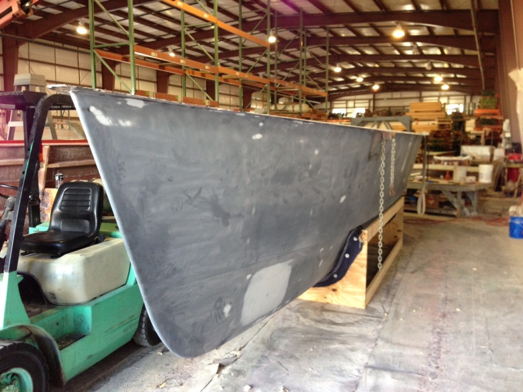 BoatSmith hull 1 of Eclipse 1 - 17 November 2012